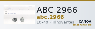 ABC 2966 — CANOA