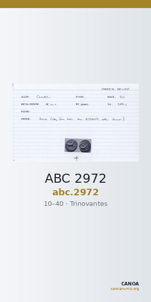 ABC 2972 — CANOA