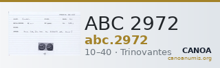 ABC 2972 — CANOA