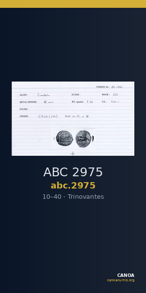 ABC 2975 — CANOA