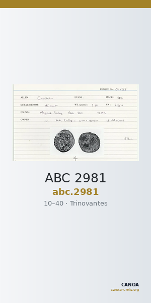 ABC 2981 — CANOA