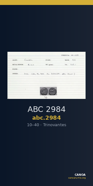 ABC 2984 — CANOA