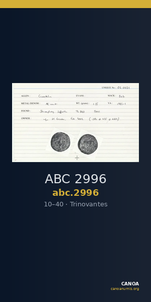 ABC 2996 — CANOA