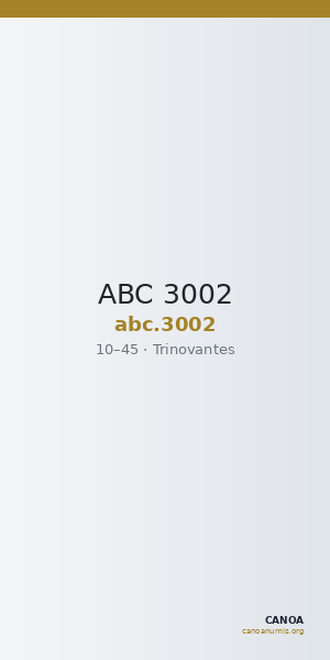 ABC 3002 — CANOA