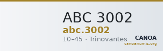 ABC 3002 — CANOA