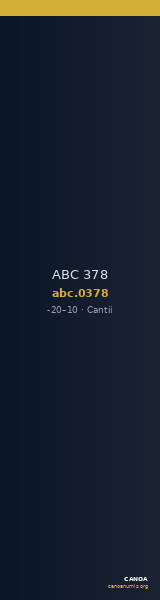 ABC 378 — CANOA