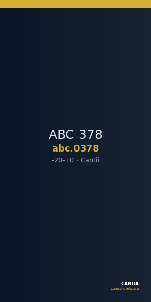 ABC 378 — CANOA