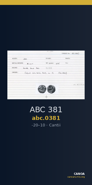 ABC 381 — CANOA