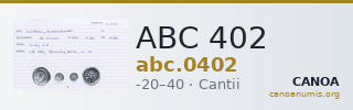 ABC 402 — CANOA