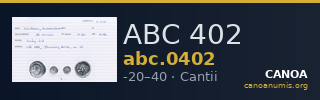 ABC 402 — CANOA