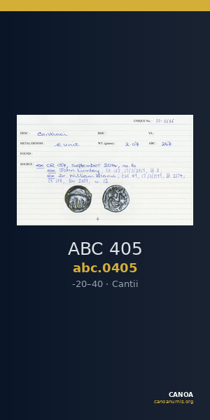 ABC 405 — CANOA