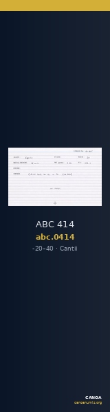 ABC 414 — CANOA