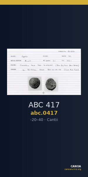 ABC 417 — CANOA