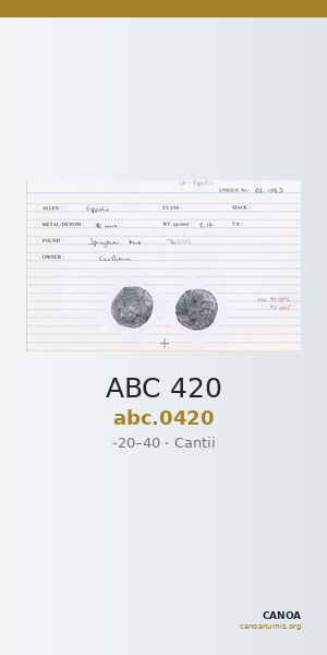 ABC 420 — CANOA