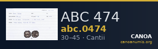ABC 474 — CANOA