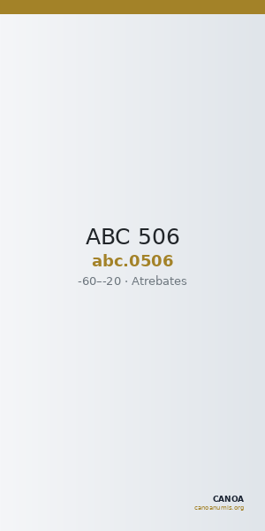 ABC 506 — CANOA