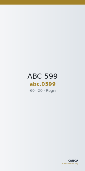 ABC 599 — CANOA