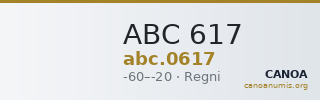 ABC 617 — CANOA