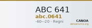 ABC 641 — CANOA