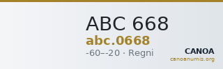 ABC 668 — CANOA