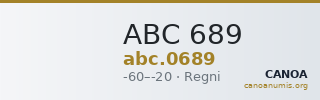ABC 689 — CANOA