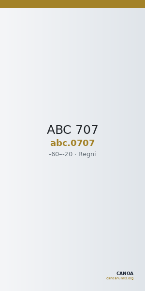ABC 707 — CANOA