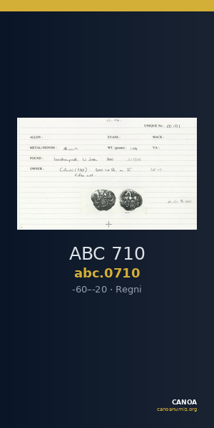 ABC 710 — CANOA