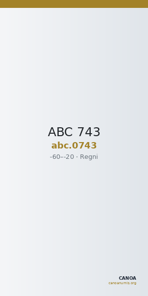 ABC 743 — CANOA