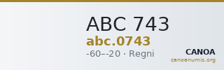 ABC 743 — CANOA