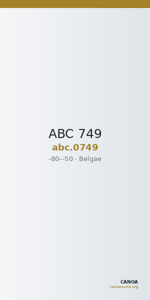 ABC 749 — CANOA