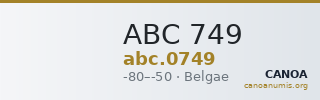 ABC 749 — CANOA