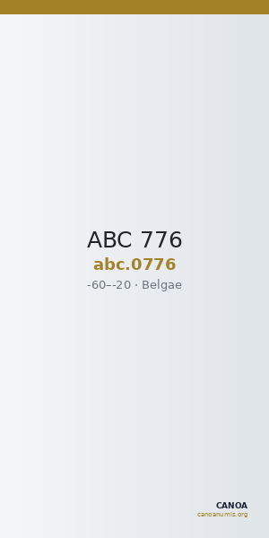 ABC 776 — CANOA