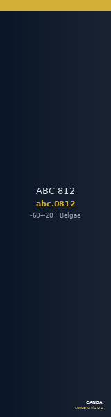 ABC 812 — CANOA