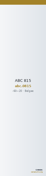 ABC 815 — CANOA