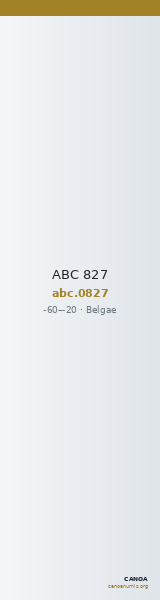 ABC 827 — CANOA