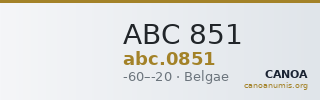 ABC 851 — CANOA