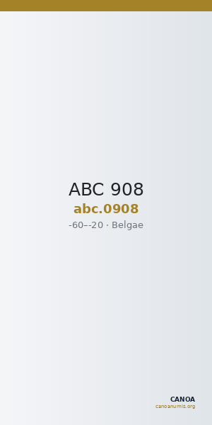 ABC 908 — CANOA