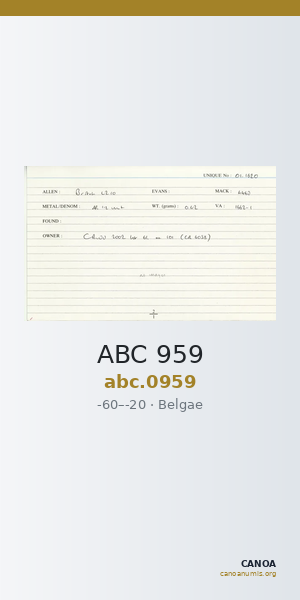 ABC 959 — CANOA