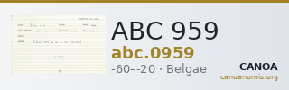 ABC 959 — CANOA