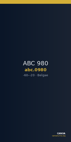 ABC 980 — CANOA