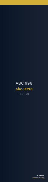 ABC 998 — CANOA
