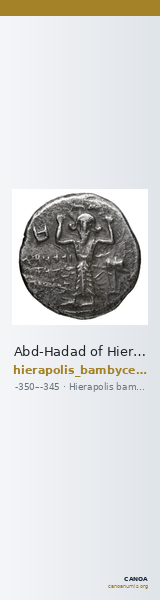 Abd-Hadad of Hierapolis Hierapolis Bambyce Andrade 2017 Series 6 — CANOA