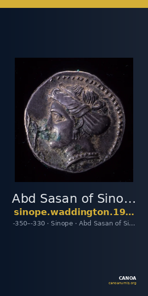Abd Sasan of Sinope Sinope Waddington 1925 33 — CANOA