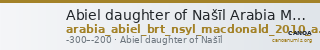 Abiel daughter of Našīl Arabia MacDonald 2010 A.1 — CANOA