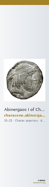 Abinergaos I of Characene Charax Spasinou BMC Characene pl. 43, 7 — CANOA