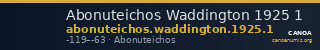 Abonuteichos Waddington 1925 1 — CANOA