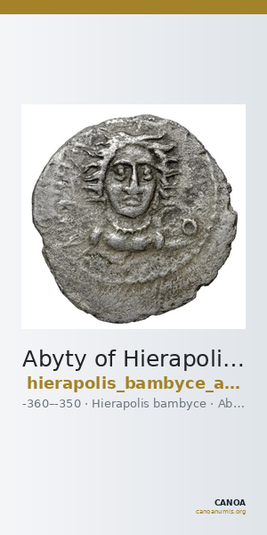 Abyty of Hierapolis Hierapolis Bambyce Andrade 2017 Series 1 — CANOA