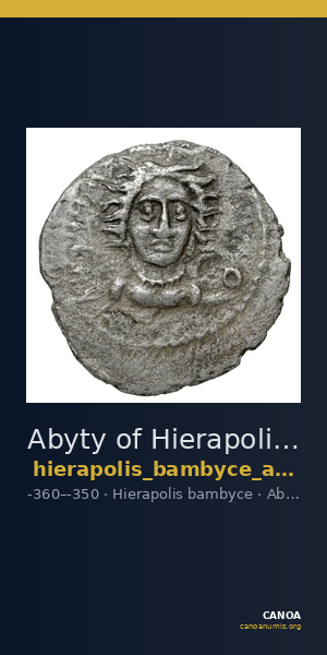 Abyty of Hierapolis Hierapolis Bambyce Andrade 2017 Series 1 — CANOA
