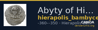 Abyty of Hierapolis Hierapolis Bambyce Andrade 2017 Series 1 — CANOA