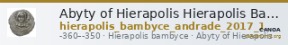 Abyty of Hierapolis Hierapolis Bambyce Andrade 2017 Series 1 — CANOA